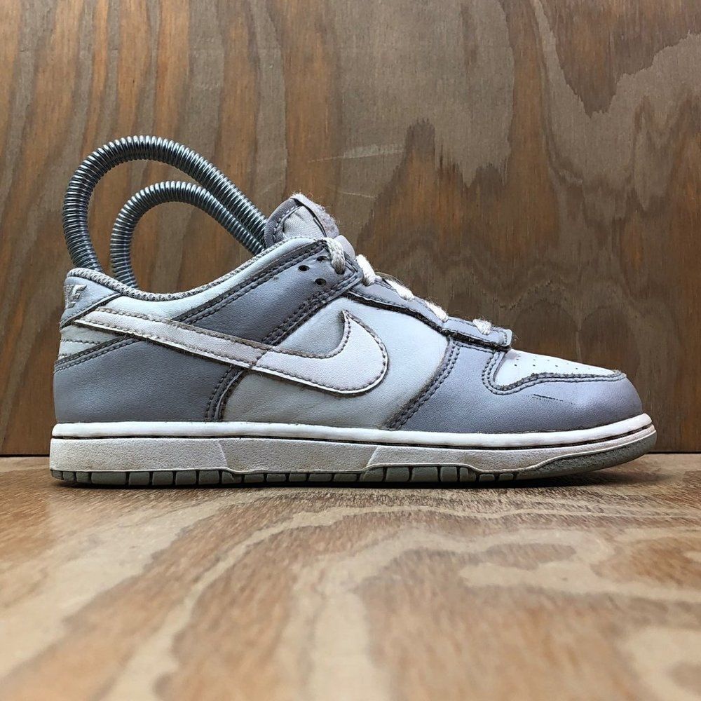 Nike Dunk Low (PS) Size 1.5Y Shoes Two Toned Gray Toddler Youth Low Top Sneakers